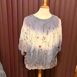Coco + Carmen Pastel Floral Blouse